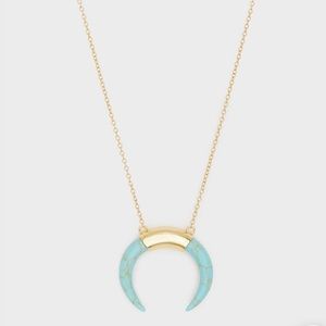 Gorjana Cayne Crescent Pendant Necklace